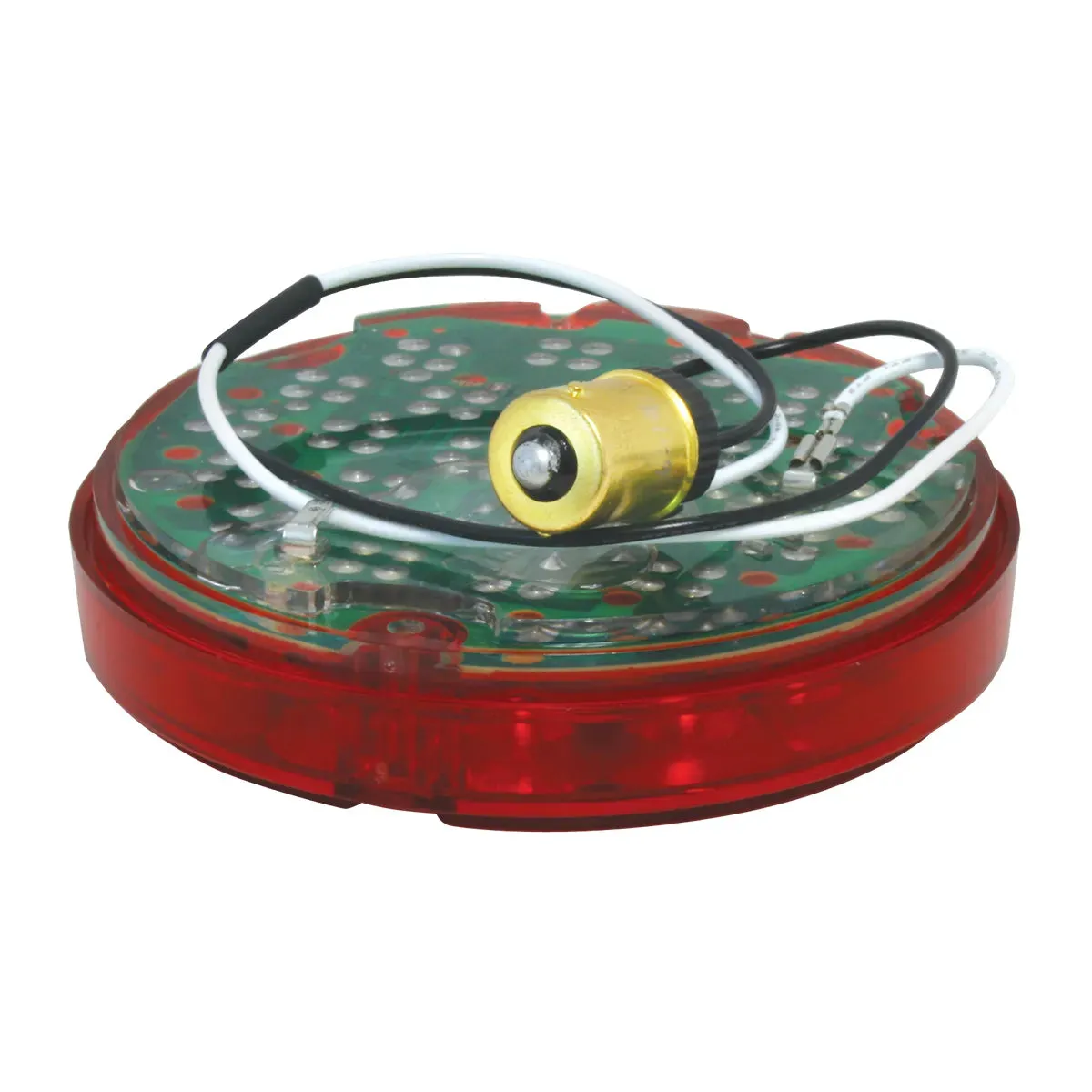 4" PEARL BLUE/BLUE 24 LED LIGHT W/ #1156 SOCKET BASE