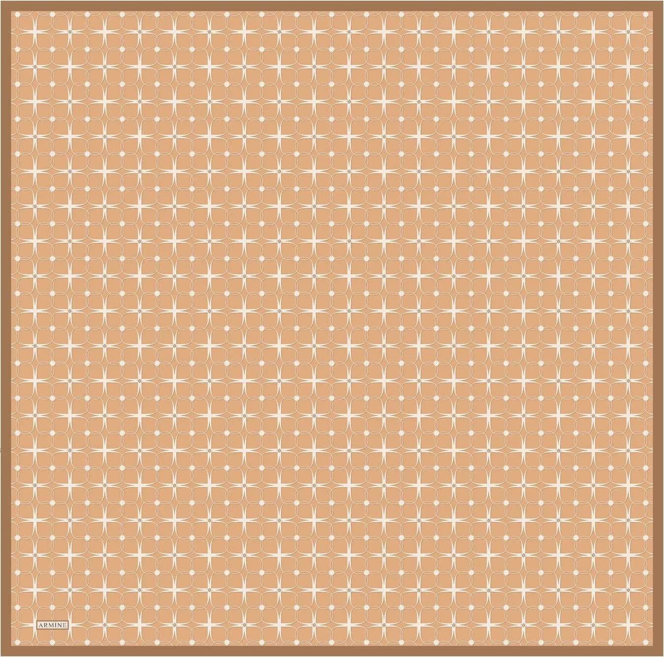 Armine Geometric Charm Silk Scarf #32