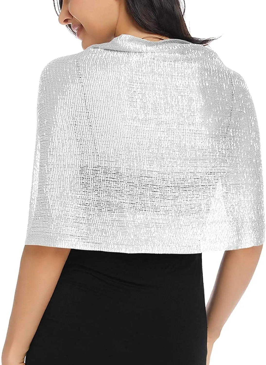 BANETTETA Shawls for Wraps Evening Dresses Scarf for Women Formal Shawl for Evening Party with Buckle for Wedding Shawl