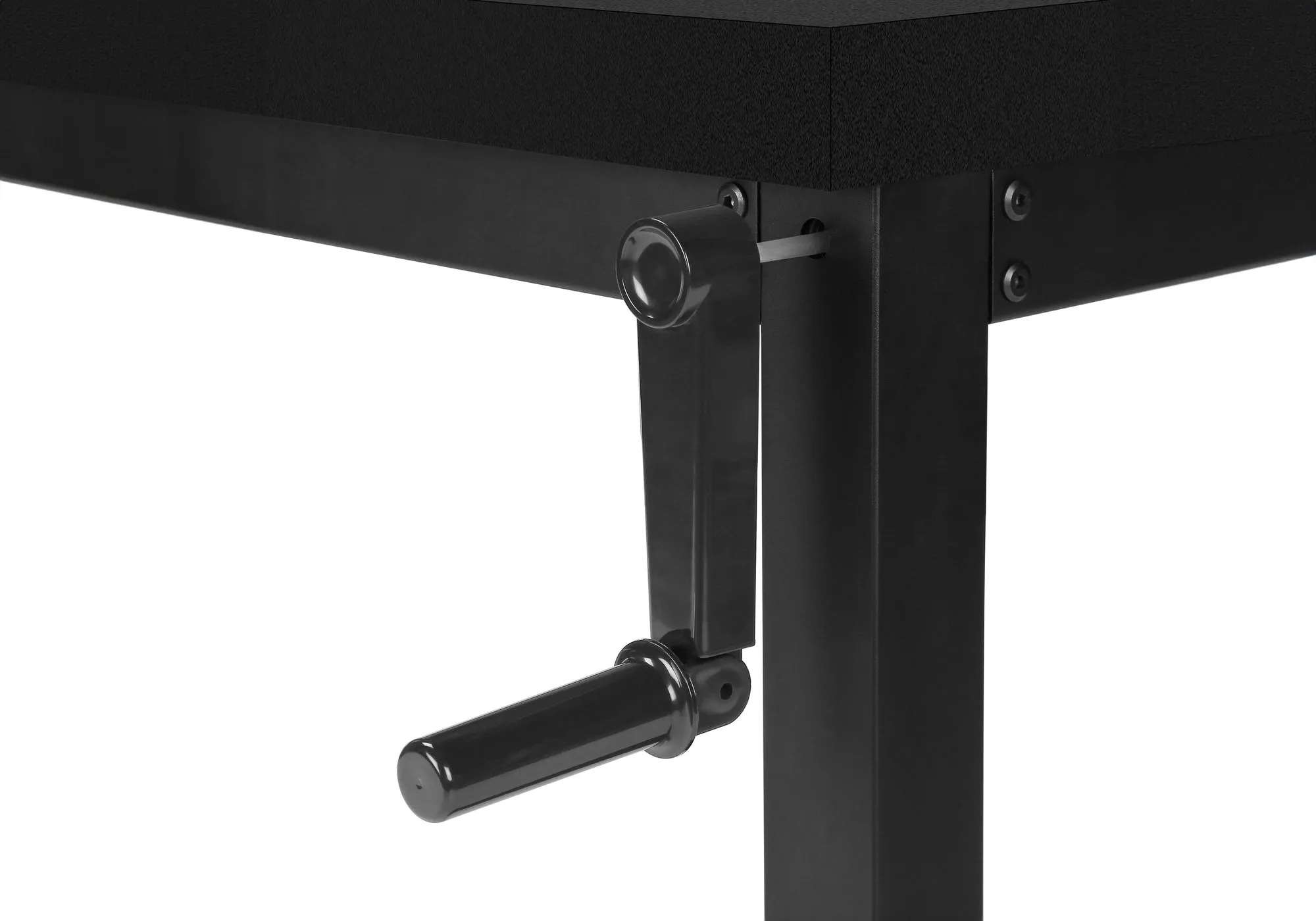 Black Adjustable Height 47" Home Office Desk