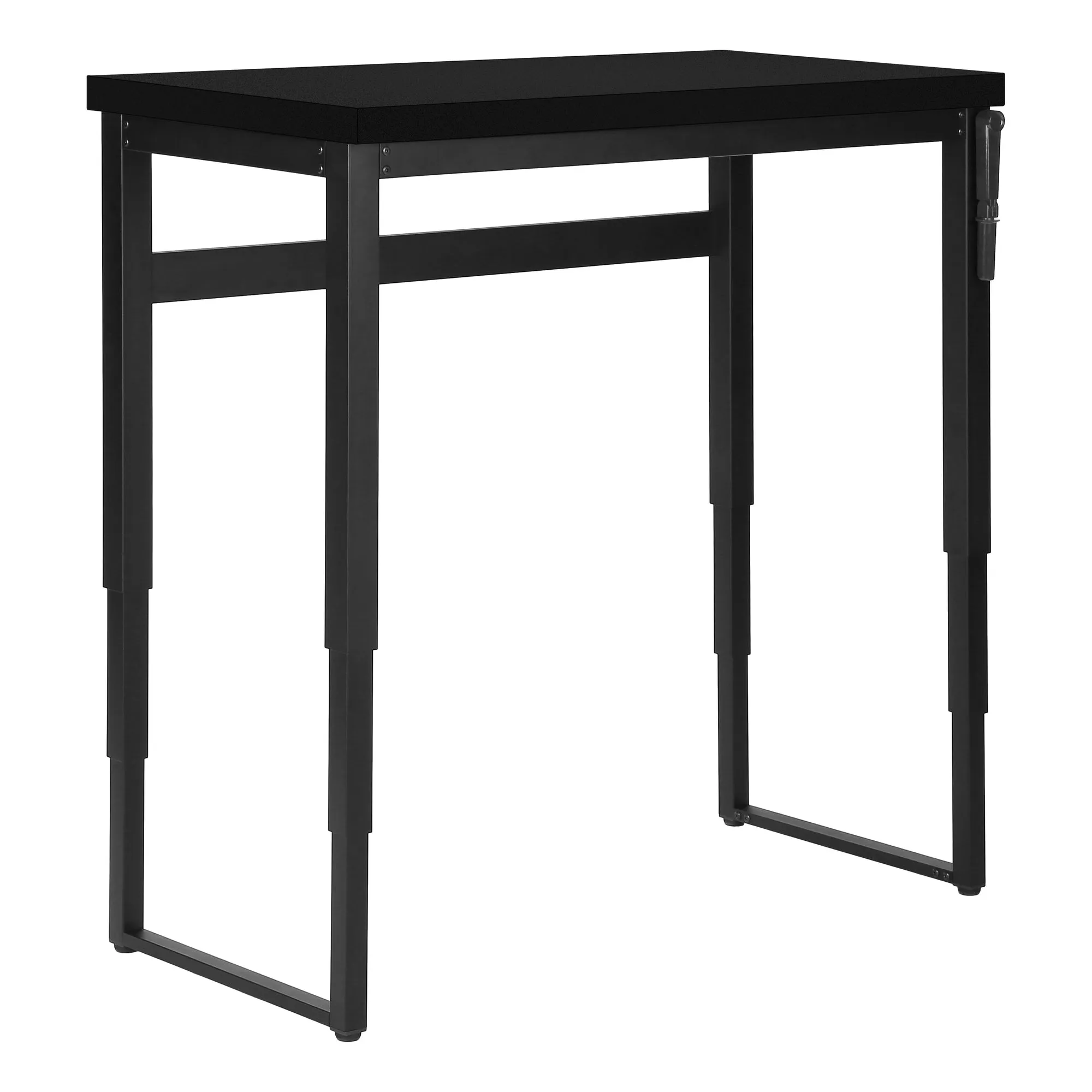 Black Adjustable Height 47" Home Office Desk