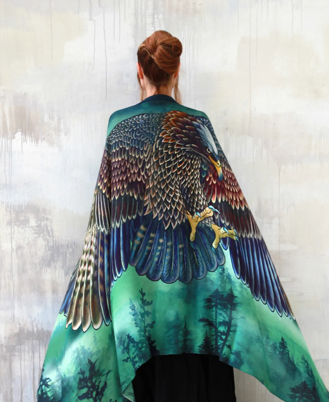 Eagles Wings Pines Shawl