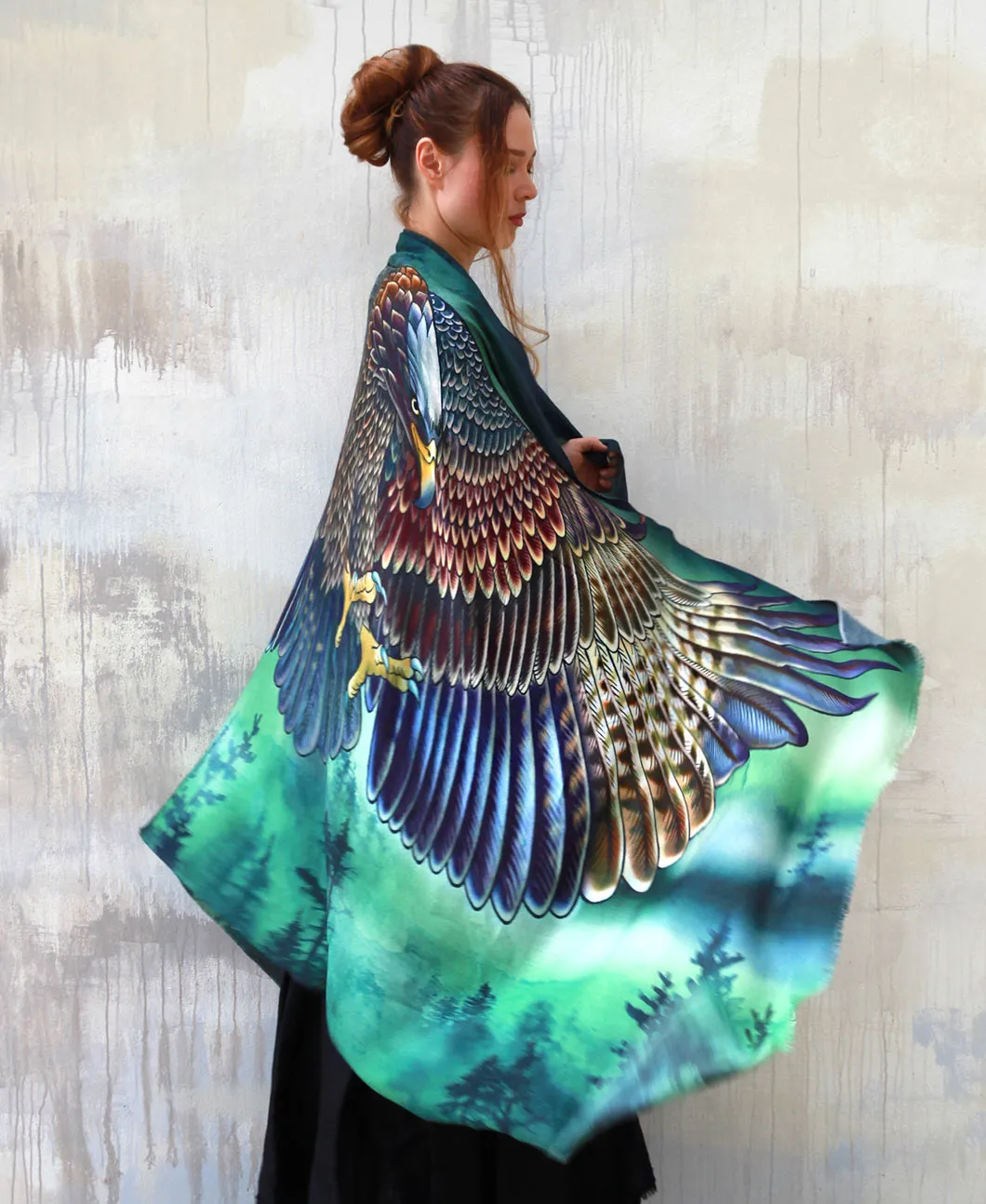 Eagles Wings Pines Shawl