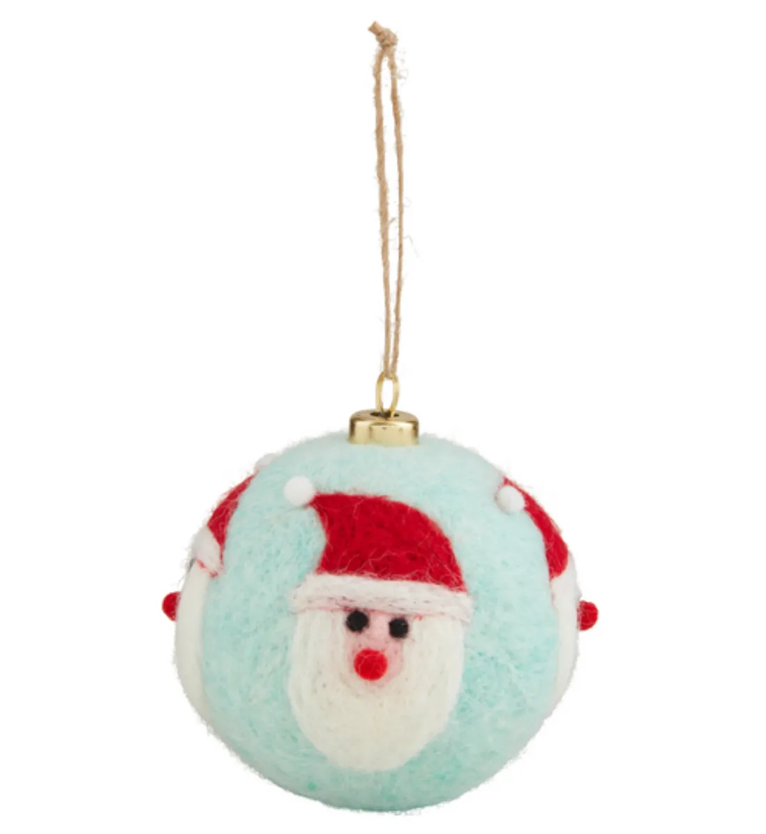 Felted Wool Ball Ornament