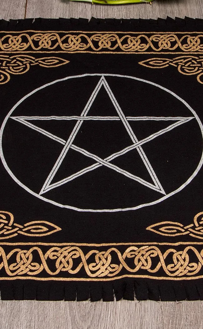 Fringed Pentacle Altar Cloth