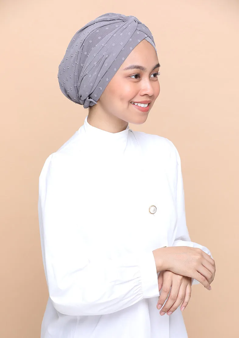 Ghyoum- Cap Shawl- Mosaic Butti Chiffon