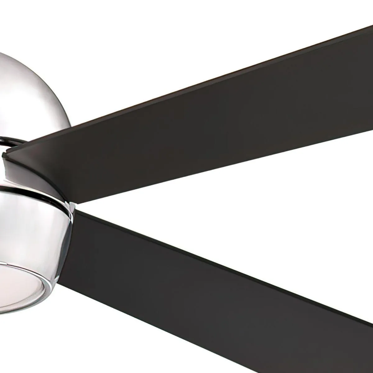 Kwad 52 Inch Chrome Modern LED Ceiling Fan with Remote