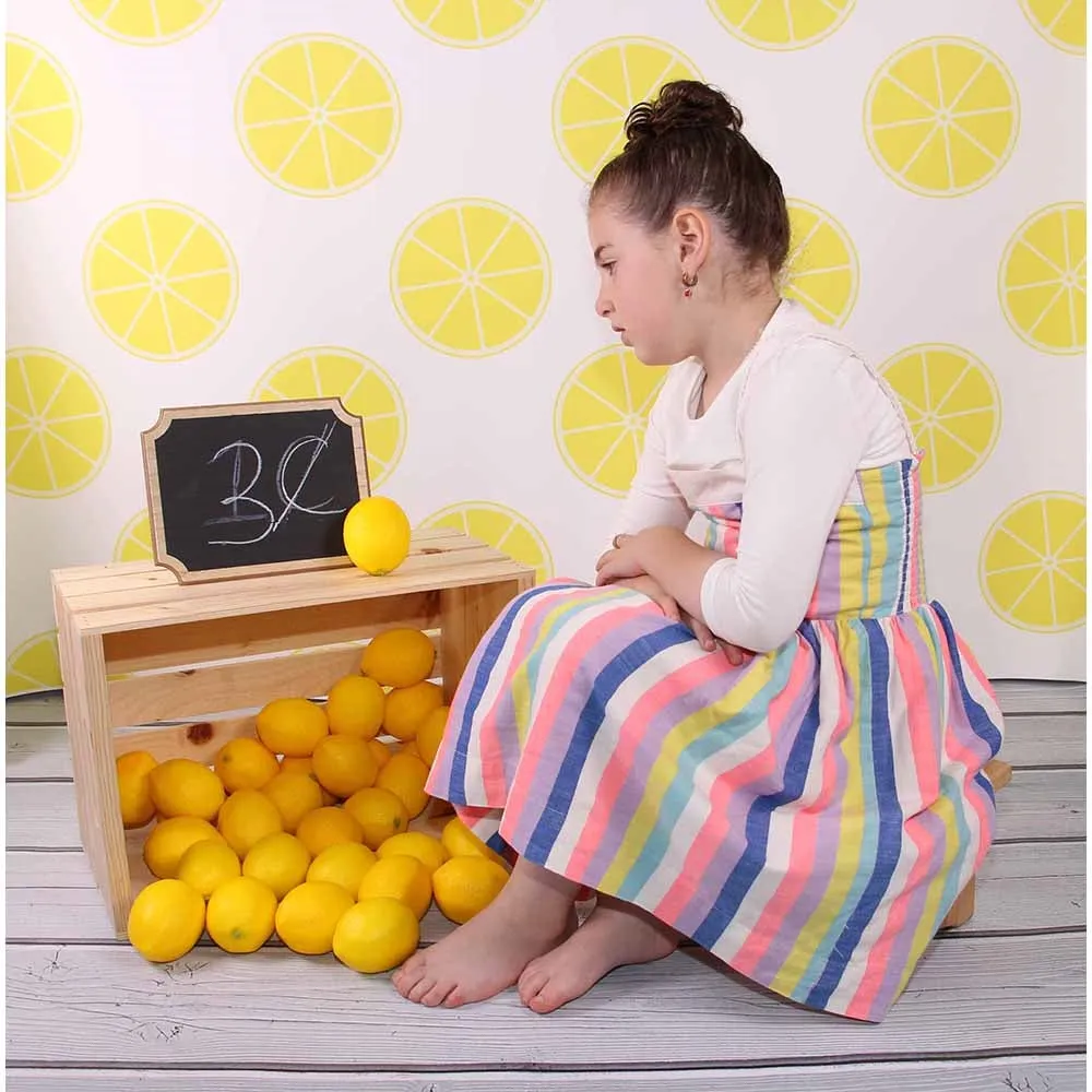 Lemons Printed Backdrop