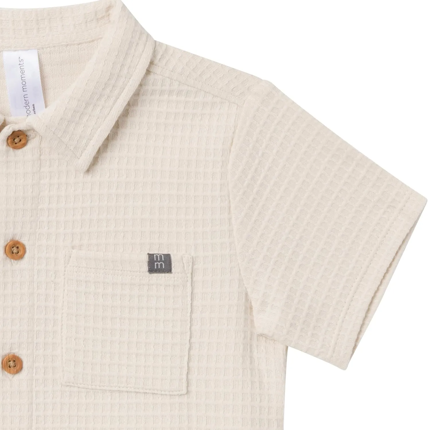 Modern Moments by Gerber Baby Boys 2-piece Resort Shirt & Short Set