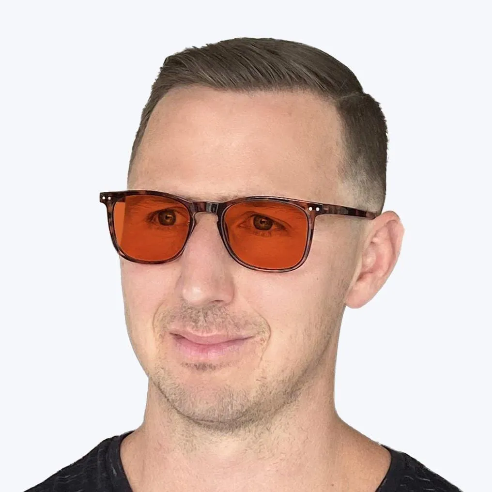 Nightfall Taylor Blue Blocking Glasses - Tortoise - Readers