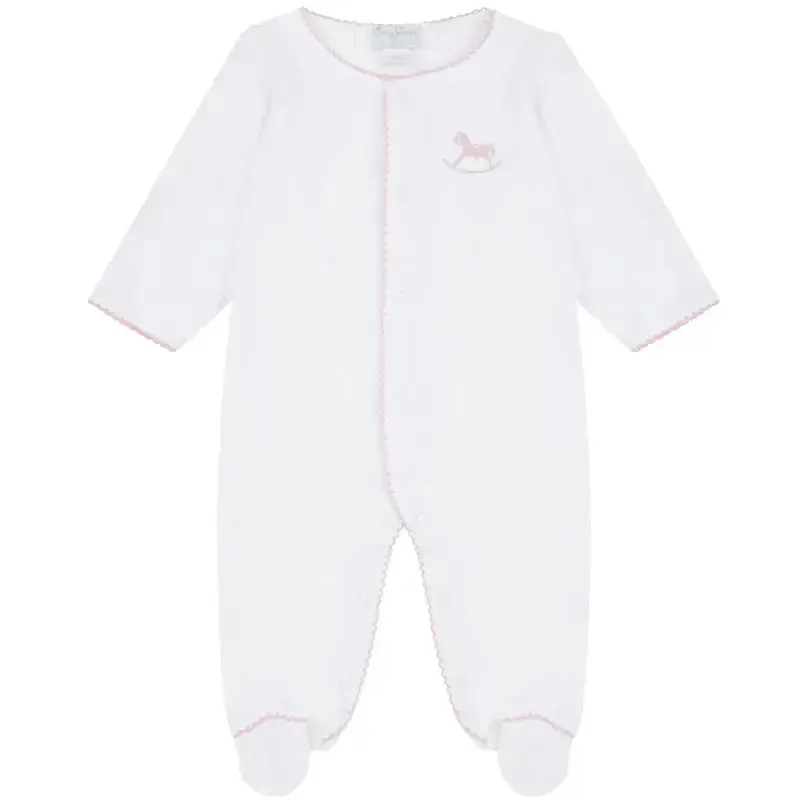 Personalised pink welcome baby gift set