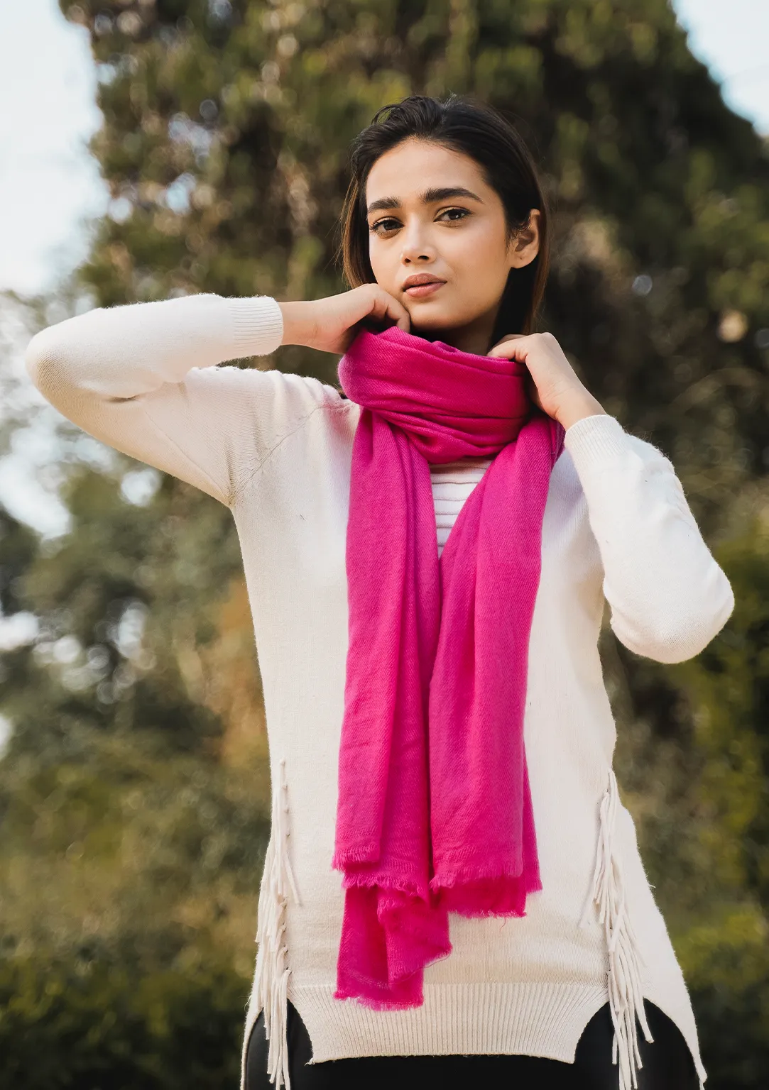 Pure Pashmina Royal Pink   Shawl