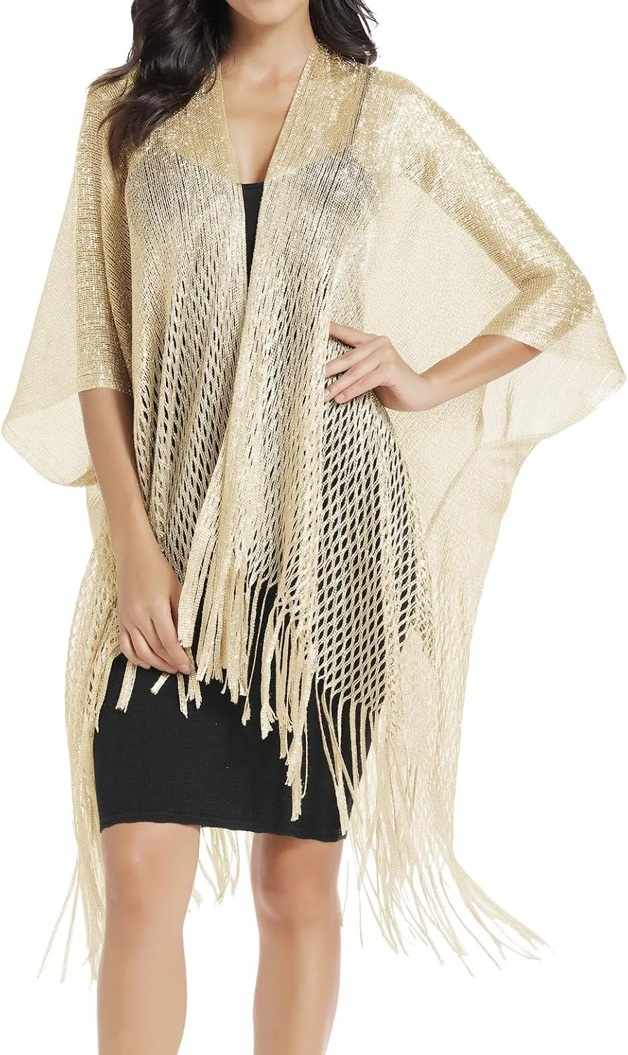 Rheane Women's Kimono Cardigan & Shawl Wrap, Swimsuit Coverups for Women, Beach Cover Up, Women's Shawls and Wraps