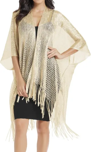 Rheane Women's Kimono Cardigan & Shawl Wrap, Swimsuit Coverups for Women, Beach Cover Up, Women's Shawls and Wraps