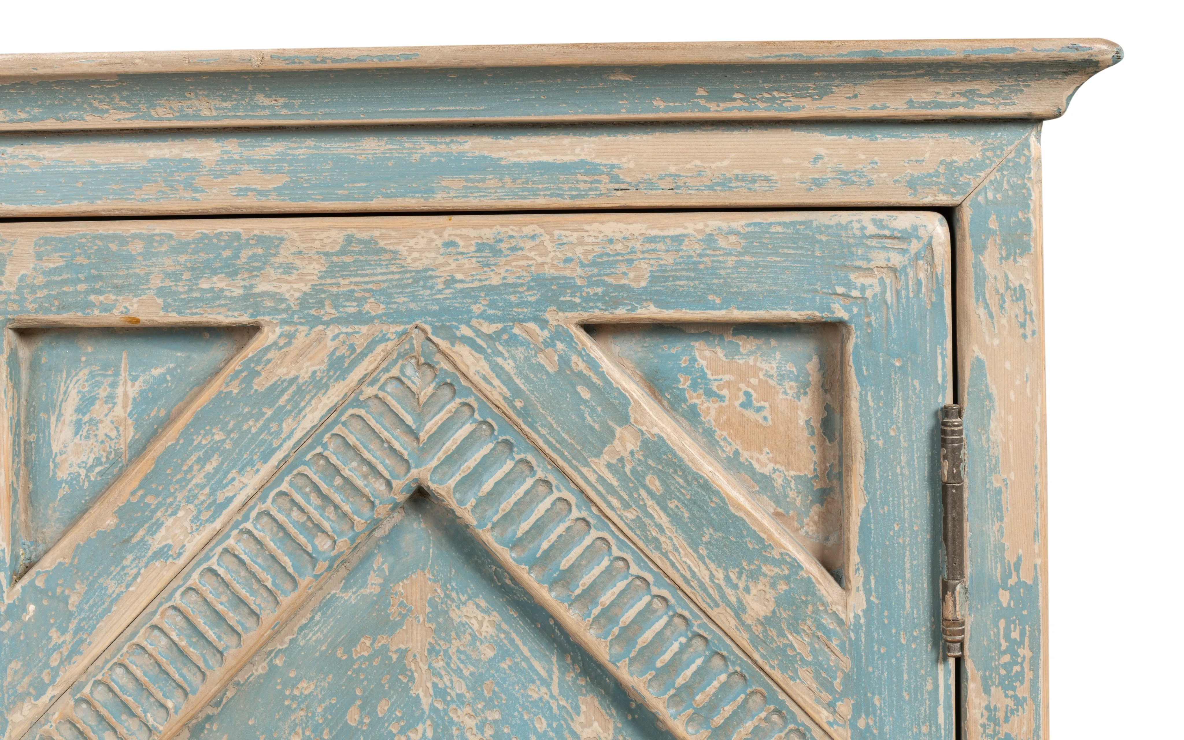 Sarreid - Four Diamonds Sideboard  Blue - Blue - Traditional