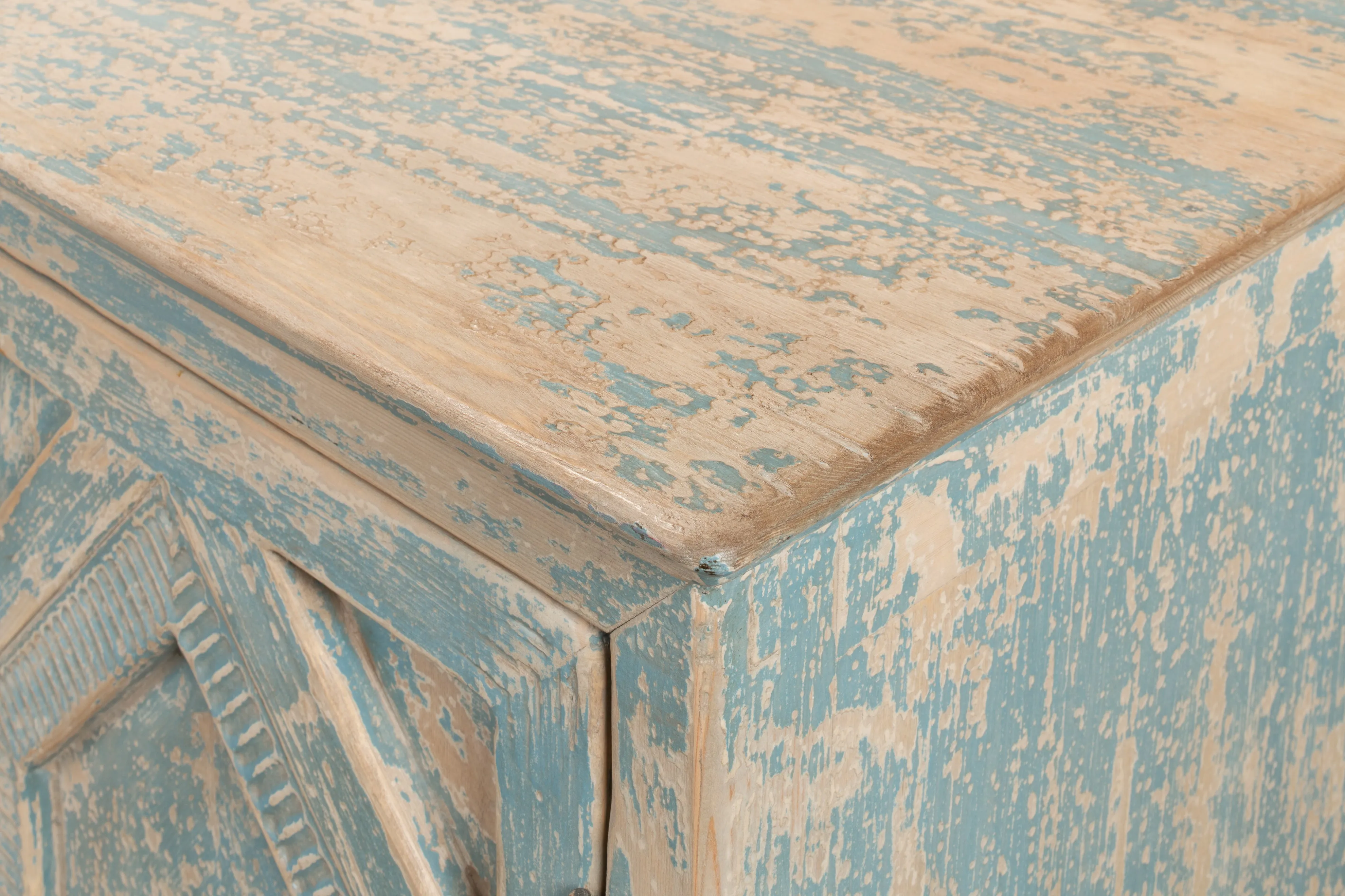 Sarreid - Four Diamonds Sideboard  Blue - Blue - Traditional