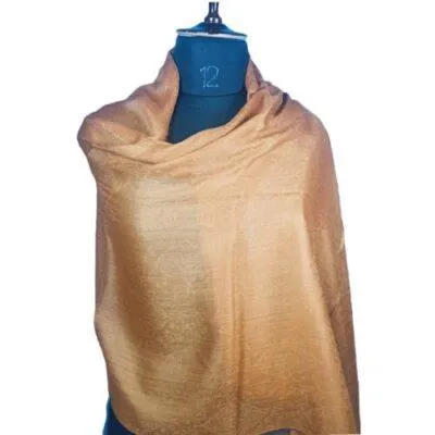 Self Designer| Sami- Pashmina Stoles | Orange