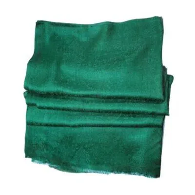 Self Designer|Sami- Pashmina Stoles | Bottle Green