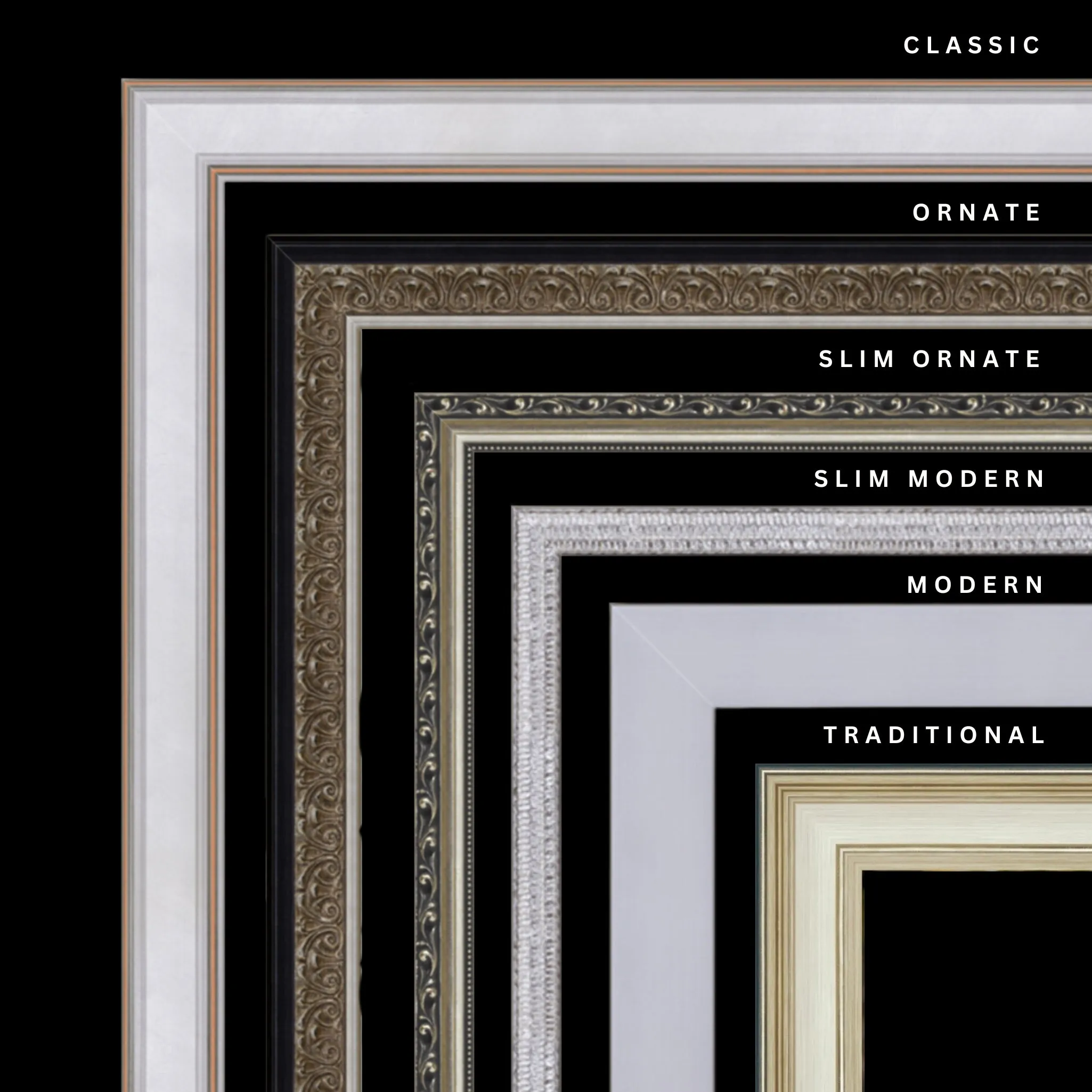 Silver 21x22 Picture Frame Ornate Traditional Classic Antique