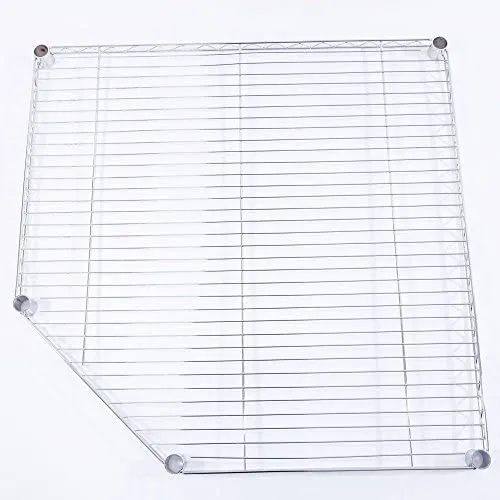 SoSo-BanTian1989 72"x28"x28" Commercial 6 Tier Adjustable Wire Metal Shelf Rack (Chrome)