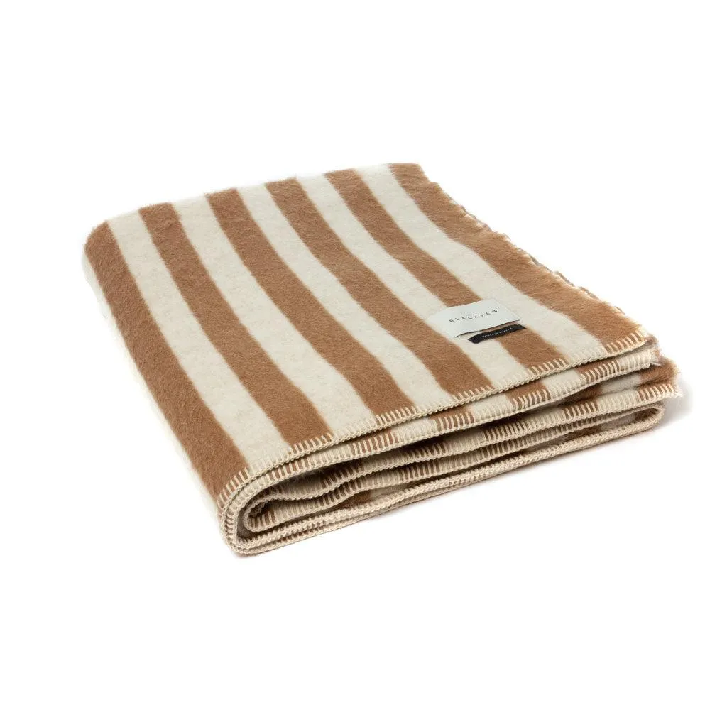 Stills Zero Dye Heirloom Blanket - Tobacco/Ivory