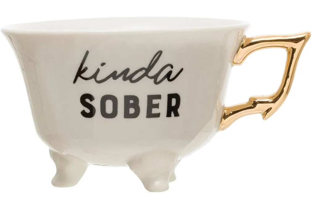Stoneware Footed Teacups {multiple styles}