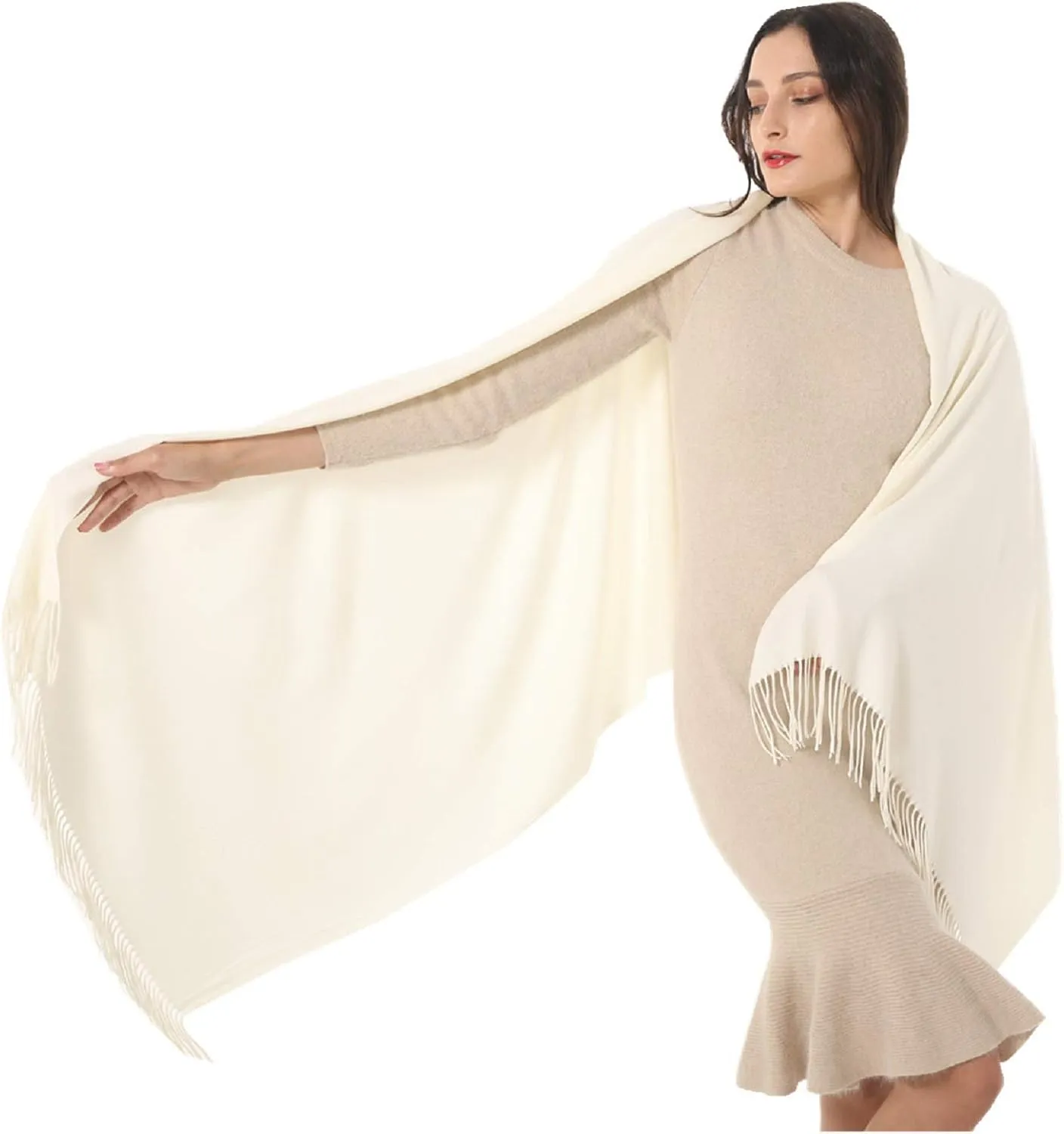 TwoYek Womens Scarf Pashmina Shawls and Wraps for Evening Dress Wedding Bridesmaid Gift