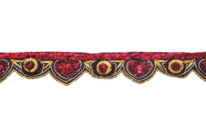Unique Hand-crafted Indian Trim - 1 Yard