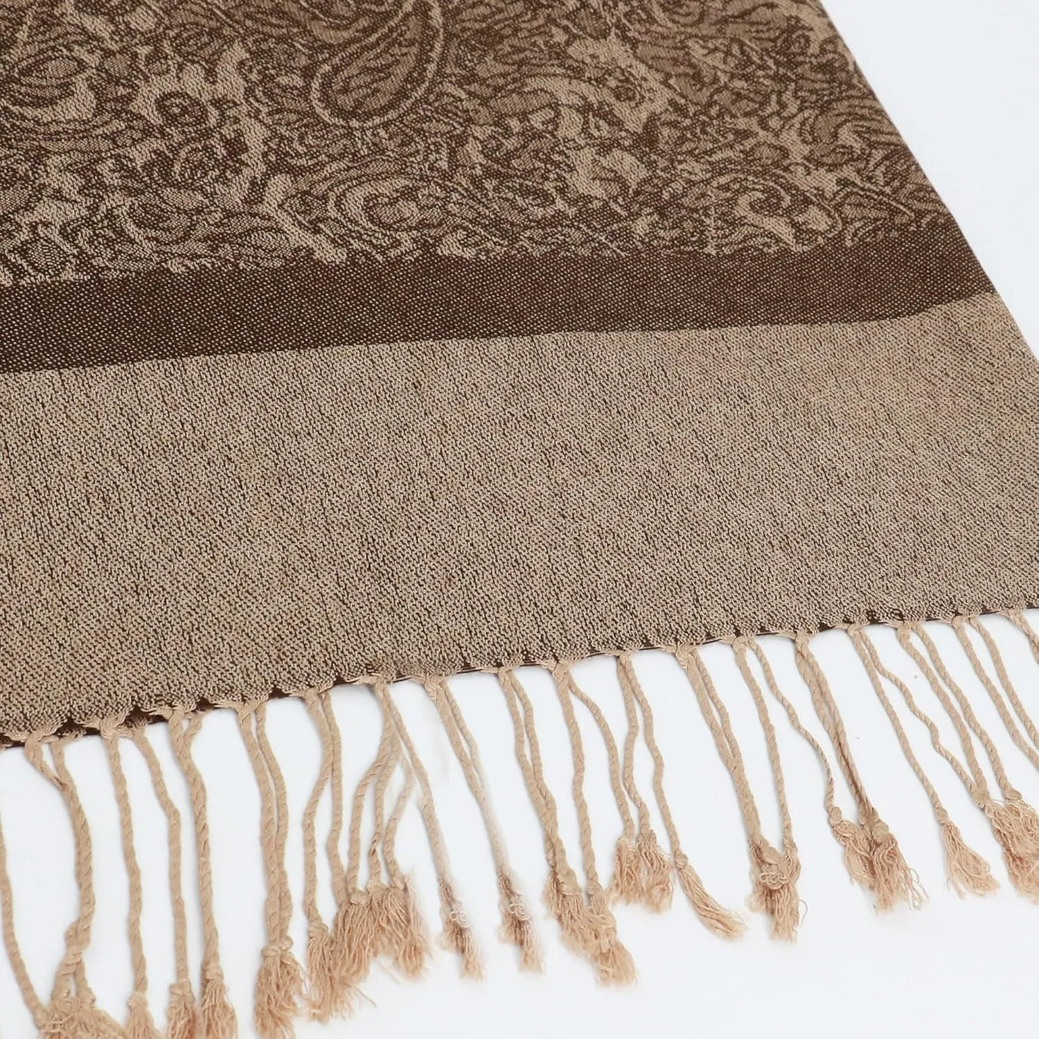 vimate Silky Paisley Pashmina Shawl Scarf-Women's Soft Double-side Jacquard Pashminas Wrap for Evening Dress Travel Shawl