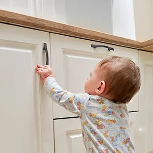 Wave Style Black/Bronze Kitchen Cabinet Handles, Modern Dresser Drawer Pulls - Hole Spacing for 3'' - PD840