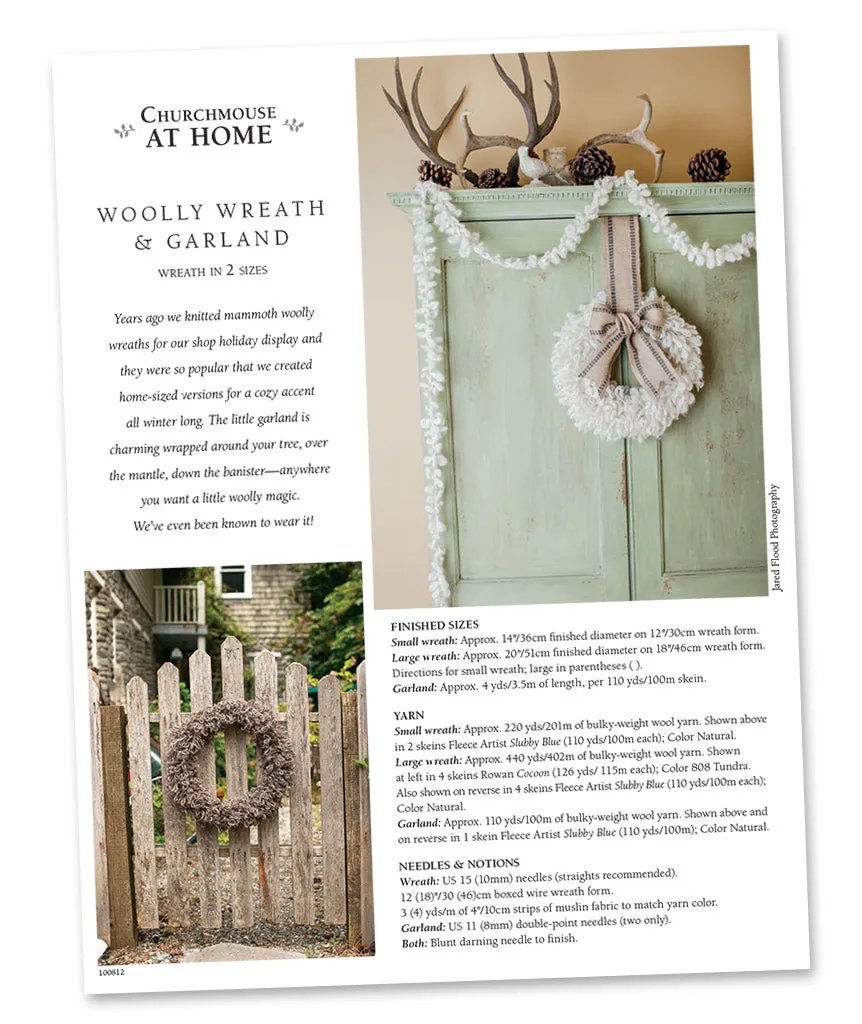 Woolly Wreath & Garland Using Wool and the Gang Crazy Sexy Wool
